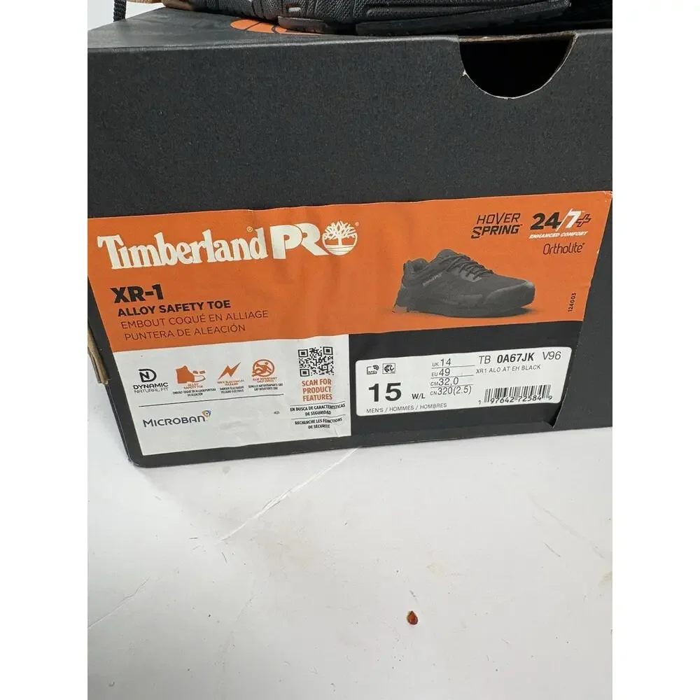 Timberland PRO XR-1 Alloy Toe Work Shoes Mens 15 Safety Sneaker New Box